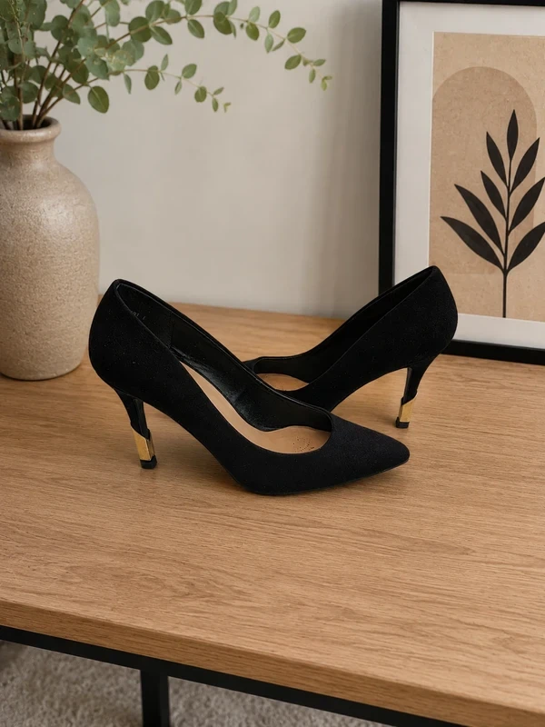zapatos de tacón 🌹36🌹negro y dorado New Look – photo 2